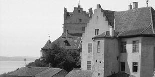 Old Meersburg Castle, View from Lake Constance.