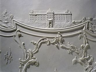 Neues Schloss Meersburg, Stuckdetail