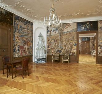 Antechamber on the third floor, Meersburg New Palace