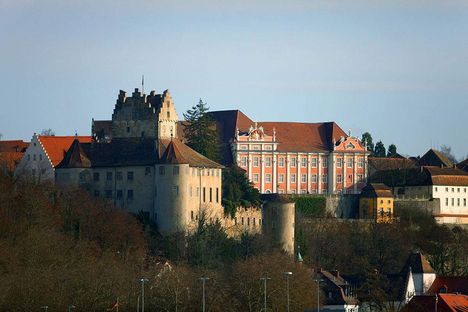 Neues Schloss Meersburg, Blick auf das Neue Schloss Meersburg