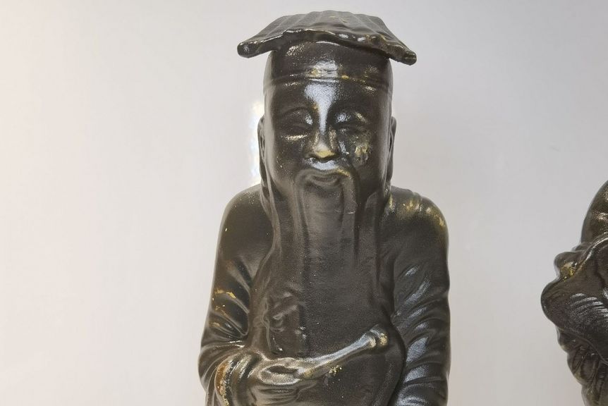 Neues Schloss Meersburg, Detail, 3D-Replika einer Porzellanfigur