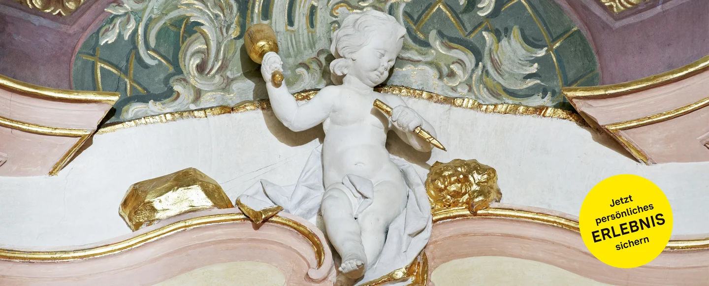 Neues Schloss Meersburg, Detail des Treppenhauses