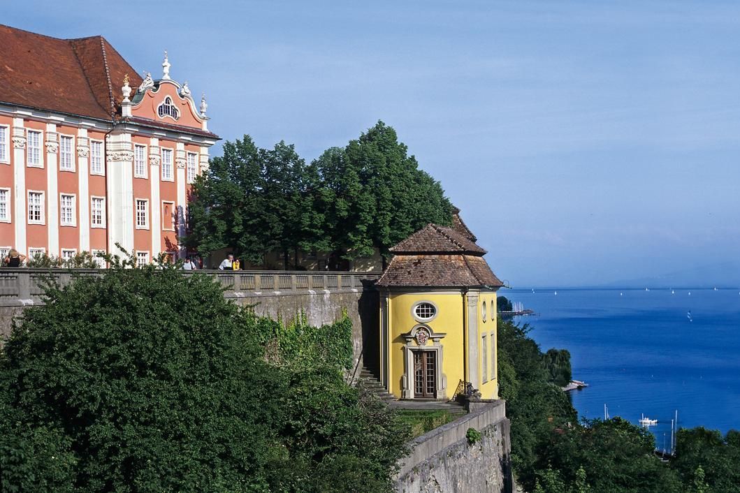 Vue extérieure du pavillon à thé, crédit photo : Staatliche Schlösser und Gärten Baden-Württemberg, Arnim Weischer