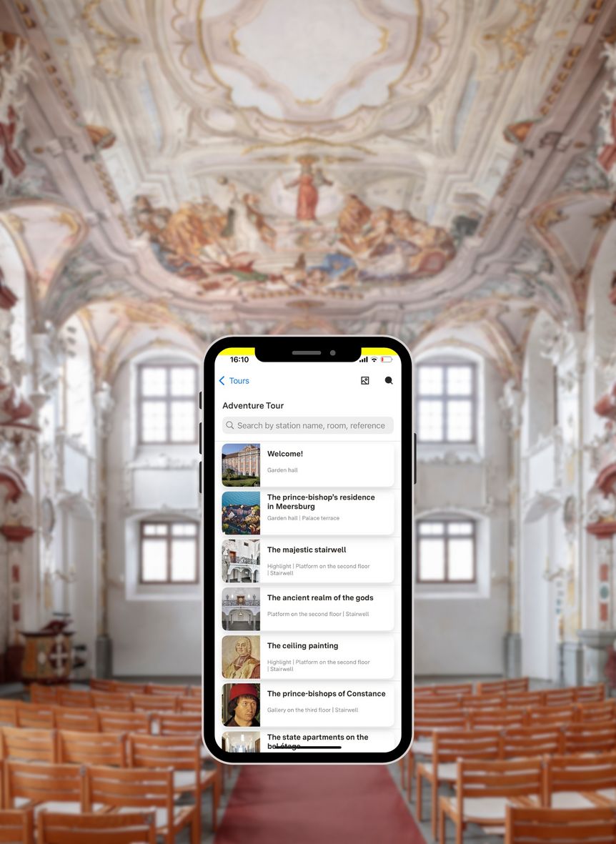 Photo: Staatsanzeiger für Baden-Württemberg GmbH & Co. KG Meersburg New Palace, overview of the tour