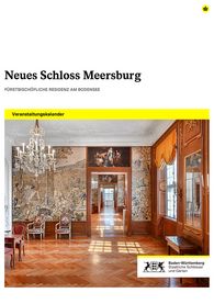 Titelbild des Jahresprogramms für Neues Schloss Meersburg