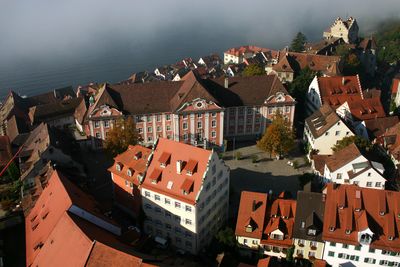 Neues Schloss Meersburg, Luftaufnahme; Foto: Staatliche Schlösser und Gärten Baden-Württemberg, Achim Mende